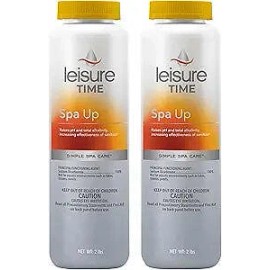 Leisure Time Spa Up (2 lb, Pack of 2) – Granular pH Increaser for Hot Tubs & Spas – Fast-Dissolving Water Balancer to Maintain Proper pH Levels, Prevent Corrosion, and Enhance Sanitizer Efficiency