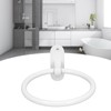 Towel Rings, White Aluminum Alloy for Home Hotel Bathroom Towel