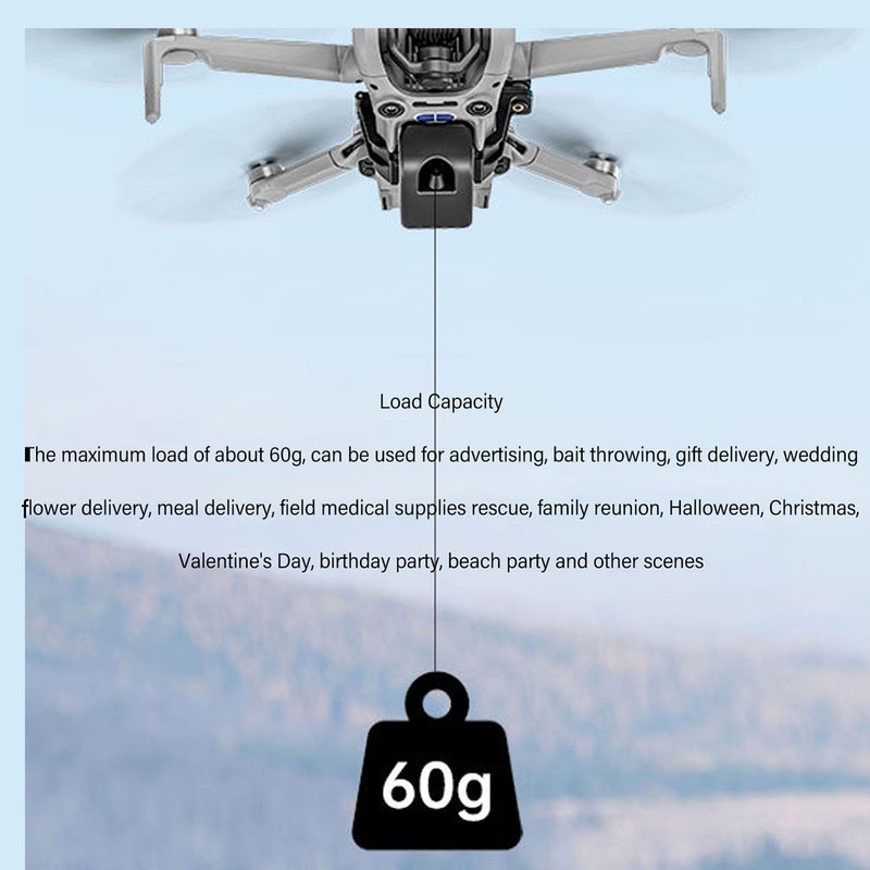 Drone Delivery Transport Device Versatile Payload Delivery Dropper Transport Device