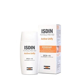FotoUltra 100 ISDIN Active Unify SPF 50+ - Facial sunscreen, Brightens and evens skin tone, 50 ml