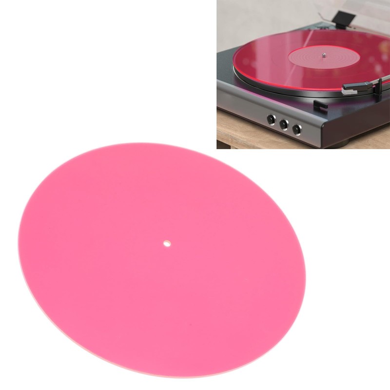 Turntable Platter Mat, 12 Inch Acrylic Record Player Platter Slip