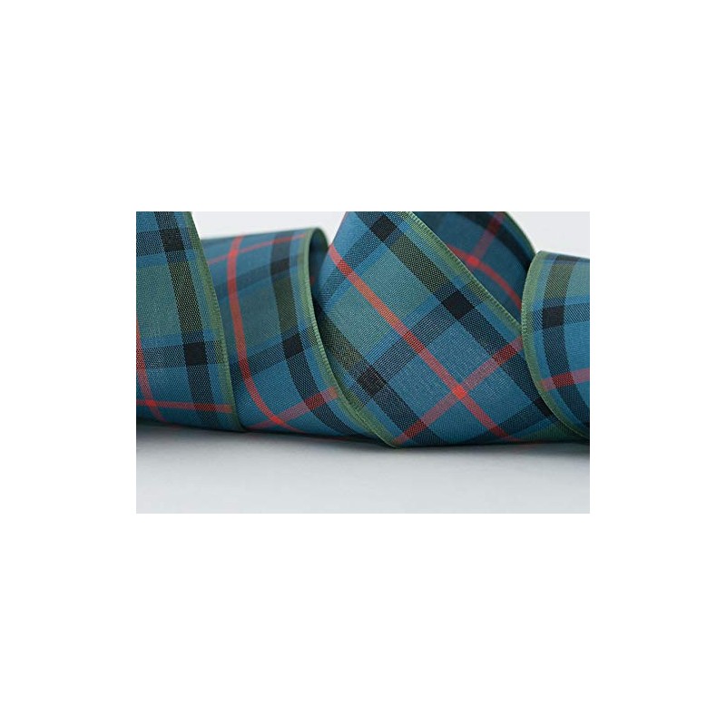 Berisfords Polyester Tartan, Farbmuster Flower of Scotland, 40 mm