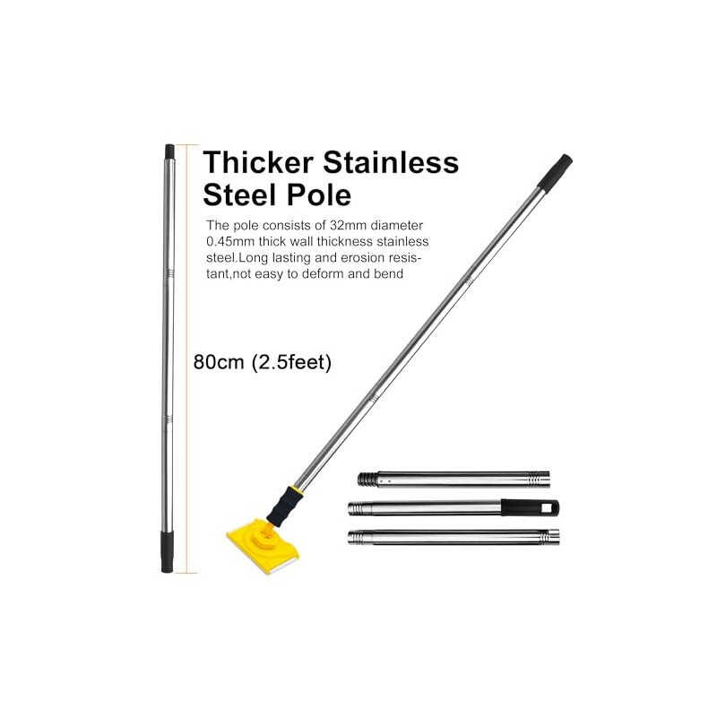 Paint Edger Tool Kit, 9” Paint Pad Set with 360°