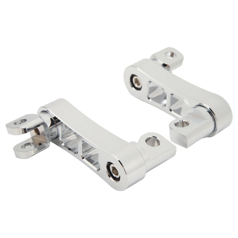 Motorcycle Foot Peg Highway Bracket 360° Adjustable Rugged Foot Peg