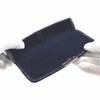 Indenya 7523 Glasses Case, Deer Leather, Nagomi, Dragonfly Pattern, Navy