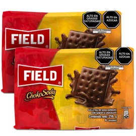 Field 2 Paquetes de Galletas Chokosoda | Peruvian cookies chocosoda 6 units 2 Packs