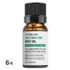 Pure Mellow Tea Tree 100 Spot Oil, 6 pieces, 10ml / 퓨어멜로우 티트리 100 스팟 오일, 6개, 10ml