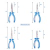 Speedwox Mini Pliers Set with Long Reach, 4-Piece Precision Slim