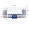 800pcs M2 Cross Drive Self-Tapping Screws Woodworking Fastener with Box
