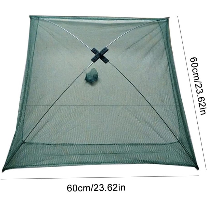 Trampa de Cebo de Pesca Trampa Plegable para pececillos Cangrejo