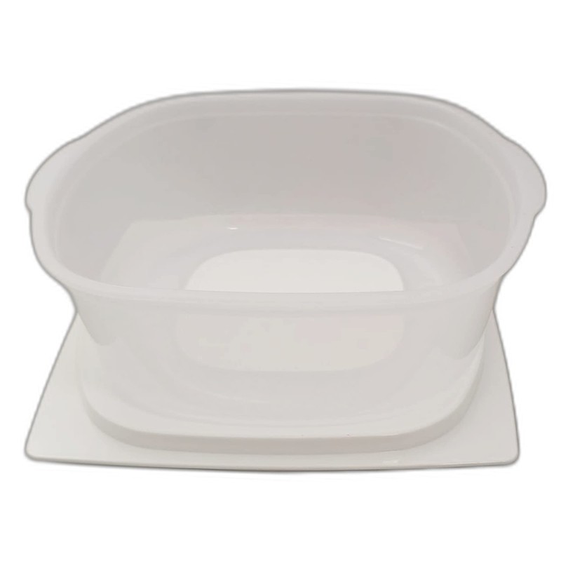 Tupperware KäseMax Square Junior White Transparent Cheese Dome Cheese Container