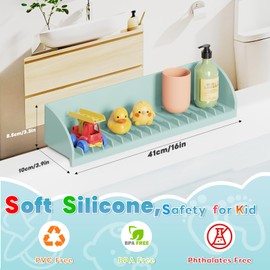 Dayacoco Bathtub Splash Guard,Silicone Bathtub Splash Guard for Tub Kids