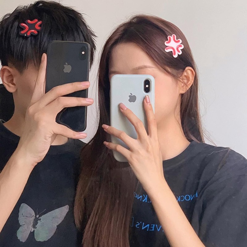 Hairpins, Emoji Hairpins, Cute, Bangs, Fashion, Fun, Hair Accessories, Pack