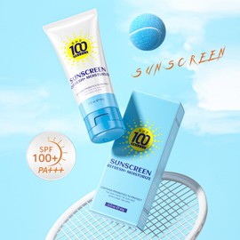 Erfrischende Sonnenschutzcreme SPF 100, Sunscreen, Hohe UV-Schutz mit Breitem Spektrum, Wasserdicht und Schweißresistent, Ideal für Gesicht und Körper i