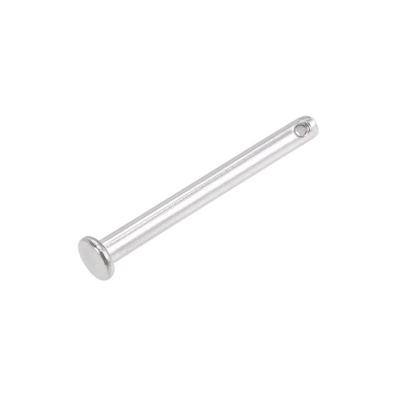 sourcing map Single Hole Fork Bolts Hinge Pin 4 mm