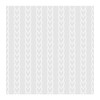 Windowpix 18 x 24 White Geographical Rope Pattern Frosted Window