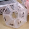 Pill Organiser 7 Day Easy Use Seven Day Pill Donut