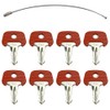 8PCS Ignition Keys 702, 26906870 – Compatible with Jungheinrich, Linde,