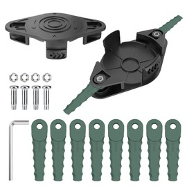 Viilich Unkrautfresser Klingenkopf,Trimmerkopf,kompatibel PRTA 20-Li B2- IAN 330831, PRTA 20-Li C3- IAN 351753,Parkside trimmer Ersatzspulen (1 Trimmerkopf + 8 Ersatzklingen + 4 Schrauben Set)