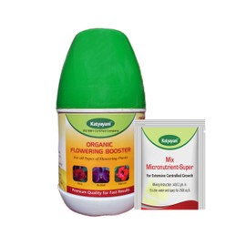 Katyayani Flowering Fertilizer Booster for All Flowering Plants Roses, Orchids, Hibiscus, Jasmine etc with Mix Micro Nutrient Super for Home Garden, Nursery & Agricultural Use (250ml x1)