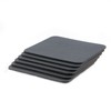 Coaster Set of 6 Slate Grey Coasters (10cm x 10cm).