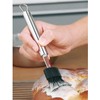 WMF Profi Plus Silikon-Backpinsel 20 cm, Cromargan Edelstahl, teilmattiert, Silikonborsten,