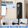 Smart Door Lock, 5-in-1 Fingerprint Door Lock, Automatic Smart Door