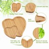 Wooden Serving Tray, Heart Charcuterie Boards for Wedding, Housewarming