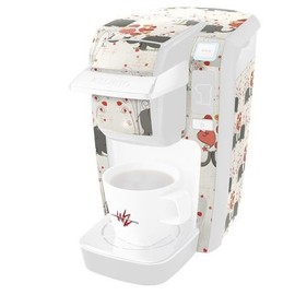 WraptorSkinz Decal Style Vinyl Skin compatible for Keurig K10 / K15 Mini Plus Coffee Makers Elephant Love (COFFEE MAKER NOT INCLUDED)