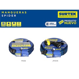 Surtek Juego de manguera tipo spider con pistola