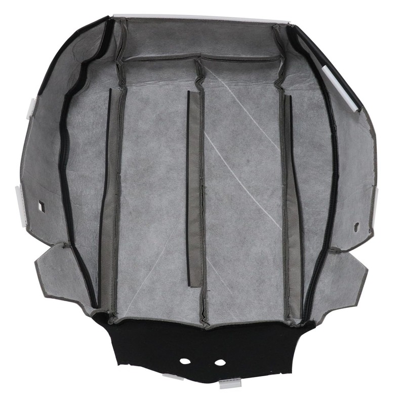 NLQR Front Driver Side Bottom Replacement Seat Cover Black Perforated