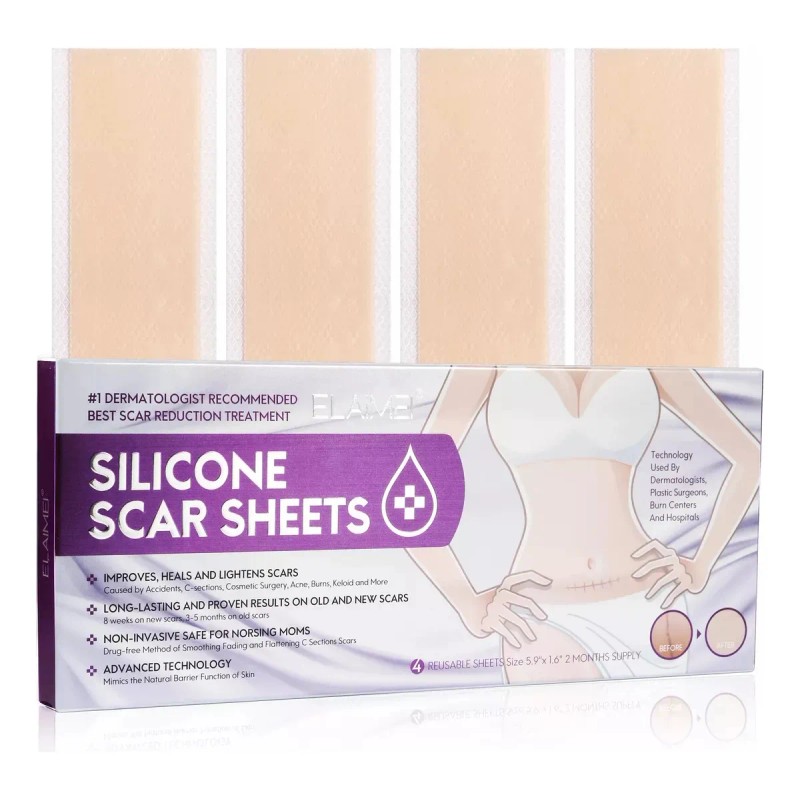 Kit Cicatrices Cirugías Cesárea Crema Y Parche Silicón