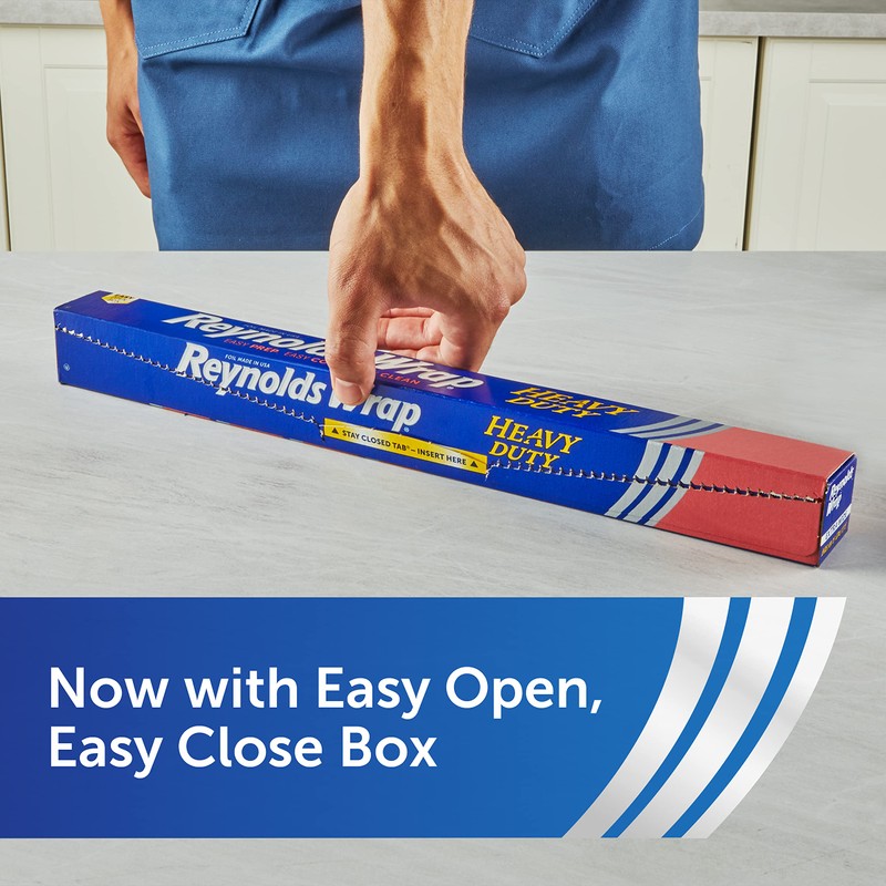 Reynolds Wrap Heavy Duty Aluminum Foil, 18 Inch Width, 75