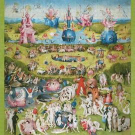 Hieronymus Bosch: The Garden of Earthly Delights 1000-Piece Jigsaw Puzzle (Pomegranate)