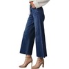 Allimy Womens High Waisted Capri Pants Wide Leg Pants Woman