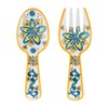 UPware 2-Piece 10.75 Inch Melamine Salad Server Serving Utensil Set
