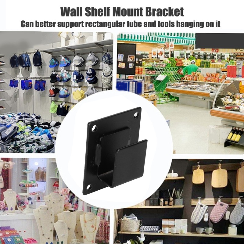 5pcs Wall Shelf Mount Bracket Display Shelf Hook Hanger Rack