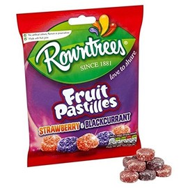 Rowntree's Red and Black Fruit Pastilles Sharing Bag 150g x2 Bags