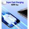 45 W GaN USB-C Charger Ultra Flat - Dual Port