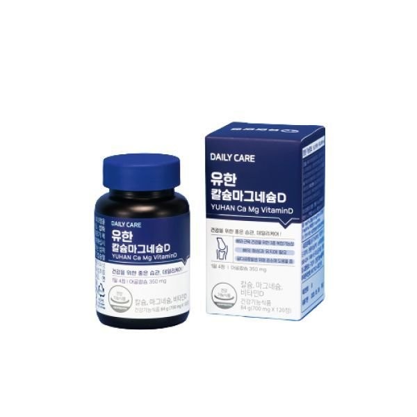 Yuhan Corporation Yuhan Calcium Magnesium D 3-month supply, single product / 유한양행 유한 칼슘마그네슘D 3개월분, 단일상품