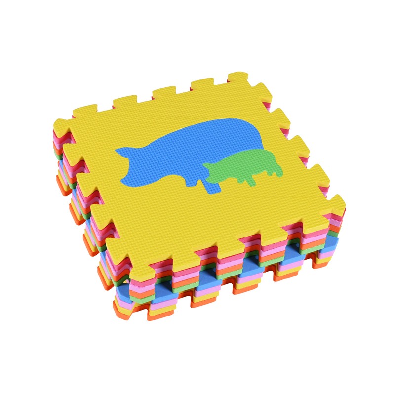 Knorrtoys 21018 Puzzle Mat "Animals" 9 Pieces 30 cm