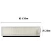 Ecovacs 3 Pack Compatible Slim EcoBax Filter for DEEBOT OZMO