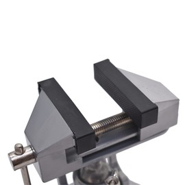 mitoharet 3.15 Inch Portable Vacuum Base Vise Base Vise Pivots Multi-Angle Rotate 360-degree for Various Smooth Work Surfaces