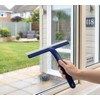 1pc Shower Squeegee Cleaner Durable Silicone Blade for Water Removal
