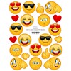 StikArt Removable Emoji Stickers (#1)