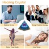 Hopeseed Orgone Pyramid for Positive Energy, Orgonite Natural Amethyst&Aquamarine Healing