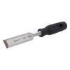Stubai 354326 Wood Chisel, Black, PP-Handle 26 mm, Silver