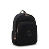 Kipling Delia Medium Backpack Blck Rose Spice