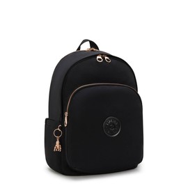 Kipling Delia Medium Backpack Blck Rose Spice
