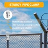 Amoskey Pipe Clamp, chain link fence parts for 1-3/8" OD